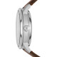 Fossil ME3110 muški sat Townsman Automatic Deep Brown kožni kaiš Marine Blue Dial Gold Detail 44mm