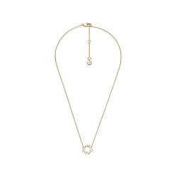 Fossil JA7295710 ogrlica Ellis Mixed Shapes Gold Tone Stainless Steel 