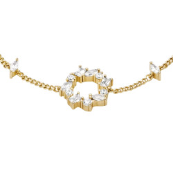 Fossil JA7296710 narukvica Ellis Mixed Shapes Gold Tone Stainless Steel