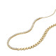 Fossil JA7302710 ogrlica Sutton Love Tennis Heart Link Gold Tone Stainless Steel