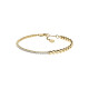 Fossil JA7303710 narukvica Sutton Love Tennis Heart Link Gold Tone Stainless Steel
