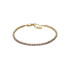 Fossil JA7306710 narukvica Ellis Pavé Tennis Glitz Amethyst Light Purple Color Gold Tone Stainless Steel
