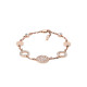 Fossil JF01739791 narukvica Merrit Mosaic Mother of Pearl Rose Gold Stainless Steel