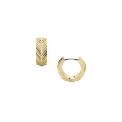 Fossil JF04116710 mindjuše alke Harlow Linear Texture Gold Tone Stainless Steel 13mm