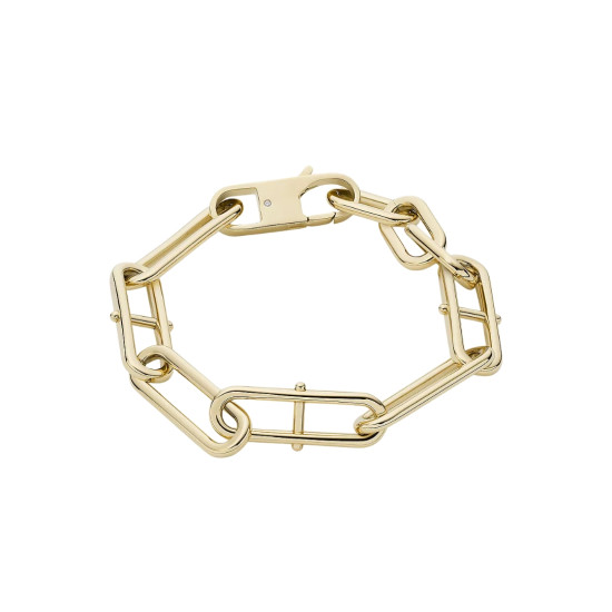 Fossil JF04234710 narukvica Heritage D-Link Gold Tone Stainless Steel
