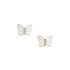 Fossil JF04422710 mindjuše Sutton Radiant Wings White Mother of Pearl Butterfly Earrings 9mm