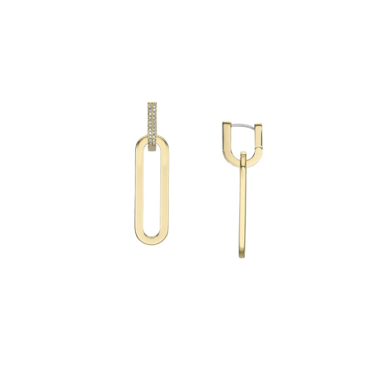 Fossil JF04587710 mindjuše Heritage D-Link Glitz Gold-Tone Stainless Steel 11mm