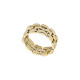 Fossil JF04785710/180 prsten Arden Gold Tone Veličina 56