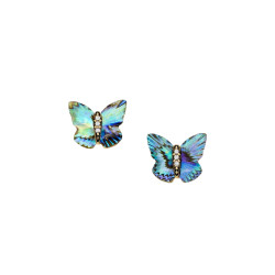 Fossil JF04813710 mindjuše Sutton Butterfly Wings Multicolor Abalone 9mm