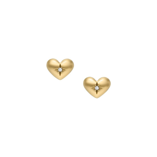 Fossil JF04832710 mindjuše Sadie All My Love Gold Tone Stainless Steel Heart 8mm