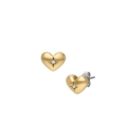 Fossil JF04832710 mindjuše Sadie All My Love Gold Tone Stainless Steel Heart 8mm
