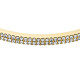 Fossil JF04862710 narukvica čvrsta Ellis Pavé Glitz Bangle Gold Tone Stainless Steel