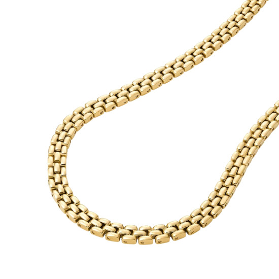 Fossil JF04900710 ogrlica Arden Gold Tone Stainless Steel 