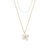 Fossil JF04969710 ogrlica Sutton The Flower Collection Mother of Pearl Gold Tone Stainless Steel