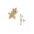 Fossil JF04972710 minđuše Sutton The Flower Collection Gold Tone Stainless Steel 29mm