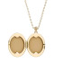 Fossil JF04976710 ogrlica Sutton The Locket Collection White Mother of Pearl 21mm Vintage Medaljon