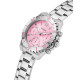 GUESS GW0696L1 ženski sat Phoebe Multi-Function Silver Tone Baby Pink Dial 38mm
