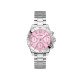 GUESS GW0696L1 ženski sat Phoebe Multi-Function Silver Tone Baby Pink Dial 38mm