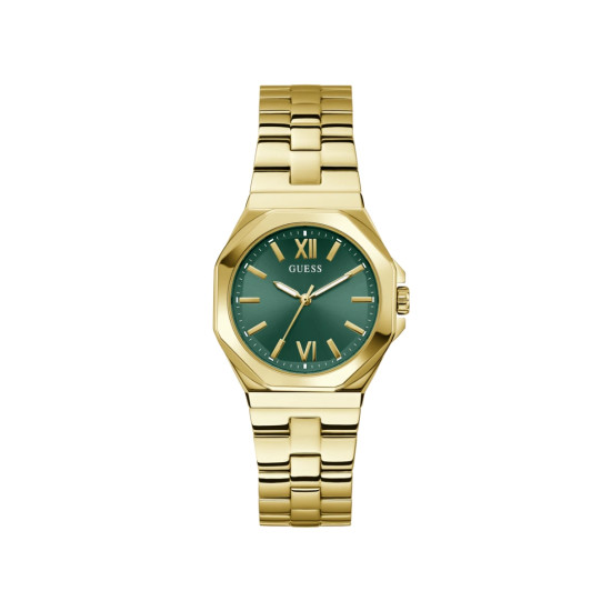 GUESS GW0873L2 ženski sat Empress Emerald Green Dial  Gold Tone 34mm