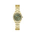 GUESS GW1100L2 ženski sat Mini Luna Gold Tone Cirkon Neutral Green Lace Dial 30mm
