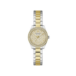 GUESS GW1100L3 ženski sat Mini LunaTwo Tone Gold Cirkon White Lace Dial 30mm Glam Effect