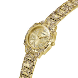 GUESS GW1114L2 ženski sat Olivia Floral Vintage Romantic Edition Gold Tone 30mm Exclusive