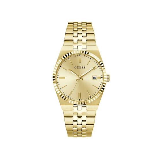 GUESS GW1153G2 unisex sat VINCENT Champagne Monochromatic Gold Tone Date Window 39mm