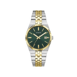 GUESS GW1153G4 unisex sat VINCENT Two Tone Date Window Green Sunray Dial 39mm