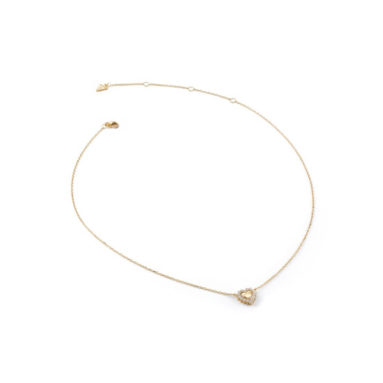 GUESS JARDIN JSBN04456JWYGT/U ogrlica Heart Gold Plated 925 Sterling Silver-Guess srebro Srce      