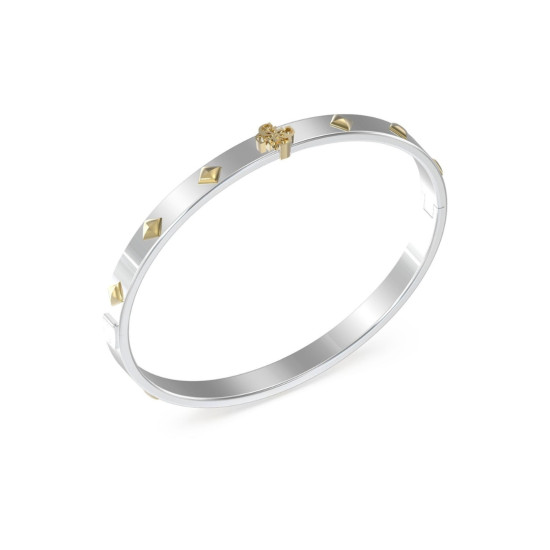 Guess JUBB03289JWRHYGL narukvica čvrsta 4G Forever Two Tone Plated Stainless Steel Veličina L