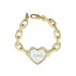 Guess JUBB04021JWYGWHS narukvica Amami Swarovski Crystal Mother-of-Pearl Gold Tone Plated Stainless Steel