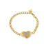 Guess JUBB05456JWYGS narukvica Love Swarovski Crystal Gold Tone Plated Stainless Steel 