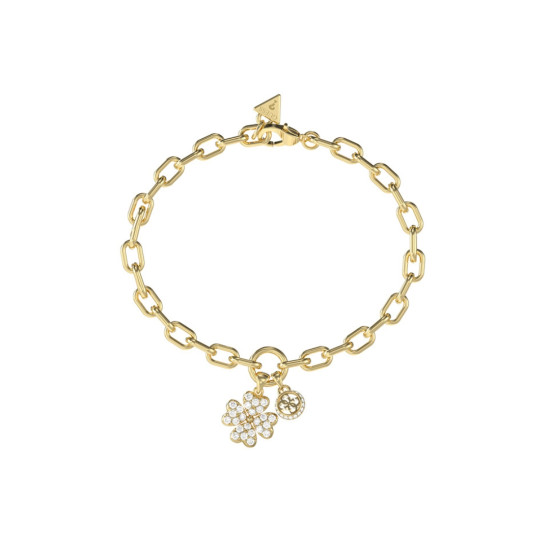 Guess JUBB06044JWYGS narukvica Love Bites Gold Tone Plated Stainless Steel Veličina S 