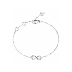 Guess JUBB06048JWRHS narukvica Infinity Silver Plated Stainless Steel