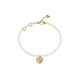 Guess JUBB06091JWYGS narukvica Beloved Pearl Gold Tone Plated Stainless Steel Romantic Glam
