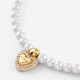 Guess JUBB06091JWYGS narukvica Beloved Pearl Gold Tone Plated Stainless Steel Romantic Glam