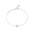 Guess JUBB06135JWRHS narukvica Borboleta Butterfly Medal Silver Plated Stainless Steel Minimalist Crystal Elegance