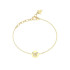 Guess JUBB06135JWYGS narukvica Borboleta Butterfly Medal Gold Tone Stainless Steel Minimalist Crystal Elegance