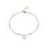 Guess JUBB06147JWYGRSS narukvica JAIPUR SPLENDOR Edition Blush Pink Gold Tone 4G Logo Bestseller