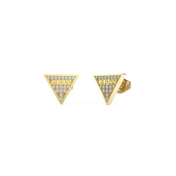 Guess JUBE02156JWYGT/U minđuše STUDS PARTY Swarovski Crystal Gold Tone Plated Stainless Steel 11mm