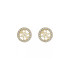 Guess JUBE02161JWYGT/U mindjuše Studs Party Swarovski Crystal Gold Tone Plated Stainless Steel 12mm