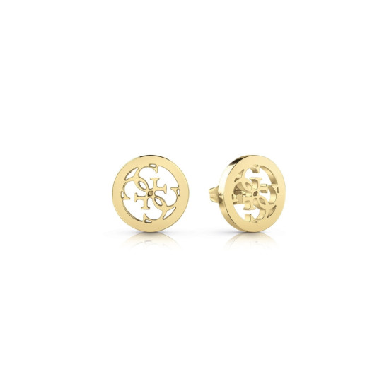 Guess JUBE02162JWYGT/U minđuše STUDS PARTY Gold Tone Plated Stainless Steel 12mm