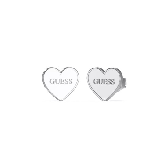 Guess JUBE02171JWRHT/U minđuše Studs Party Silver Plated Stainless Steel 11mm