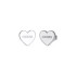 Guess JUBE02171JWRHT/U minđuše Studs Party Silver Plated Stainless Steel 11mm