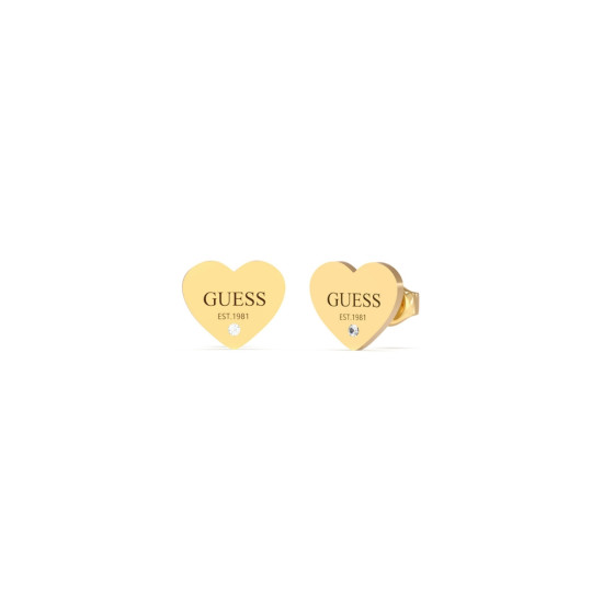 Guess JUBE02177JWYGT/U minđuše STUDS PARTY Gold Tone Plated Stainless Steel 11mm