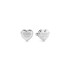 Guess JUBE02179JWRHT/U minđuše Studs Party Silver Plated Stainless Steel 9mm