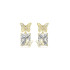 Guess JUBE04089JWYGT/U minđuše Butterfly Swarovski Crystal Gold Tone Plated Stainless Steel 25mm