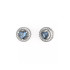 Guess JUBE04669JWRHLST/U mindjuše M'Ama Non M'Ama Silver Plated Stainless Steel Blue Cristal 10mm