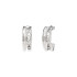 Guess JUBE05236JWRHT/U minđuše alke Hoop 4G Silver Tone Plated Stainless Steel Swarovski Crystal 25mm