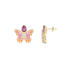 Guess JUBE06115JWYGMCT/U minđuše Borboleta Butterfly Pink Email 25mm